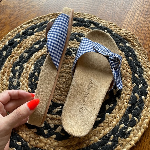 Jack Rogers Gingham Slide Sandal - Picture 5 of 7